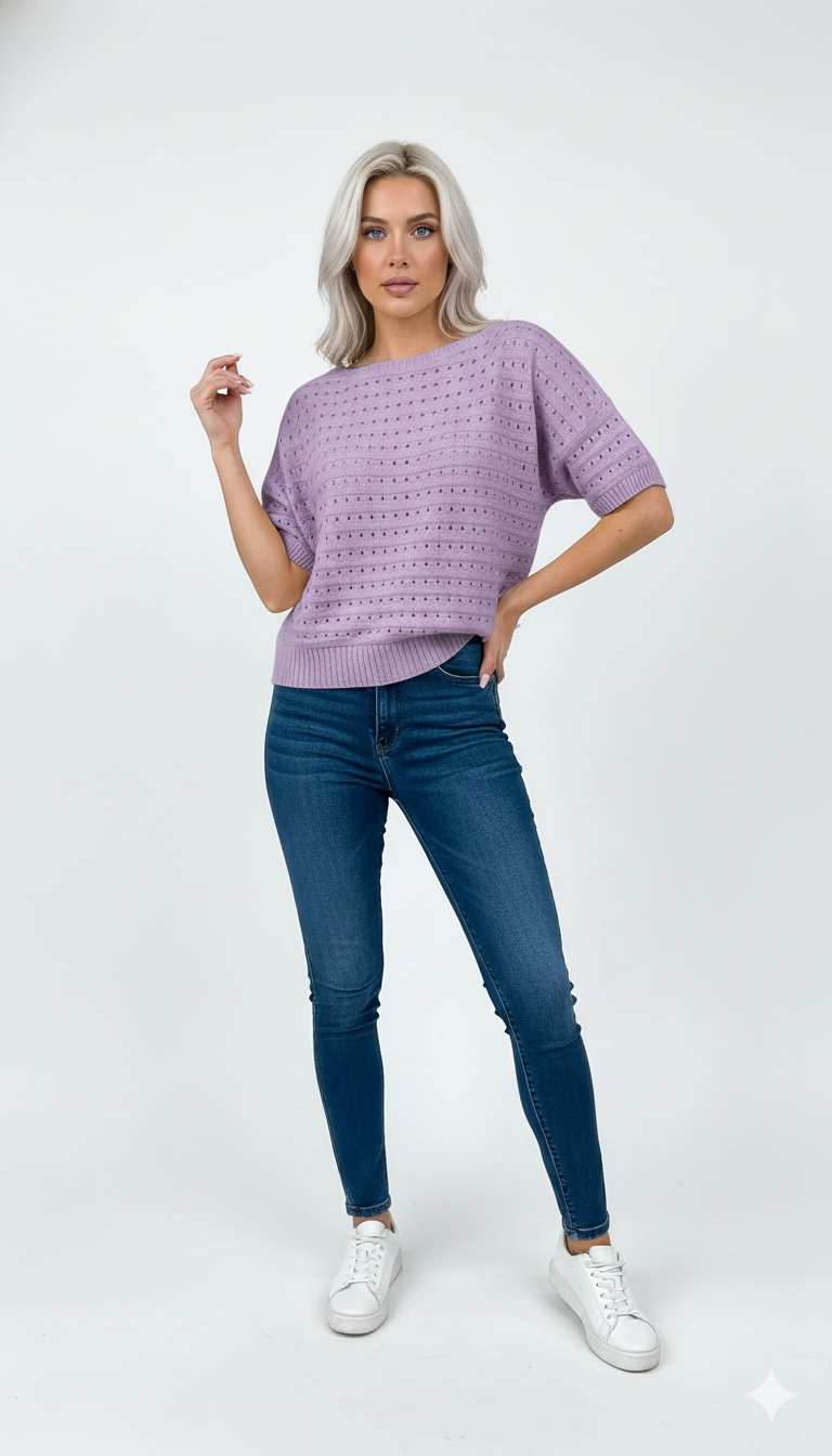 Tshirt Vazadinha de Modal