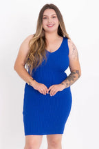 Vestido Canelado Alça