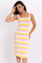 Vestido Modal Listrado