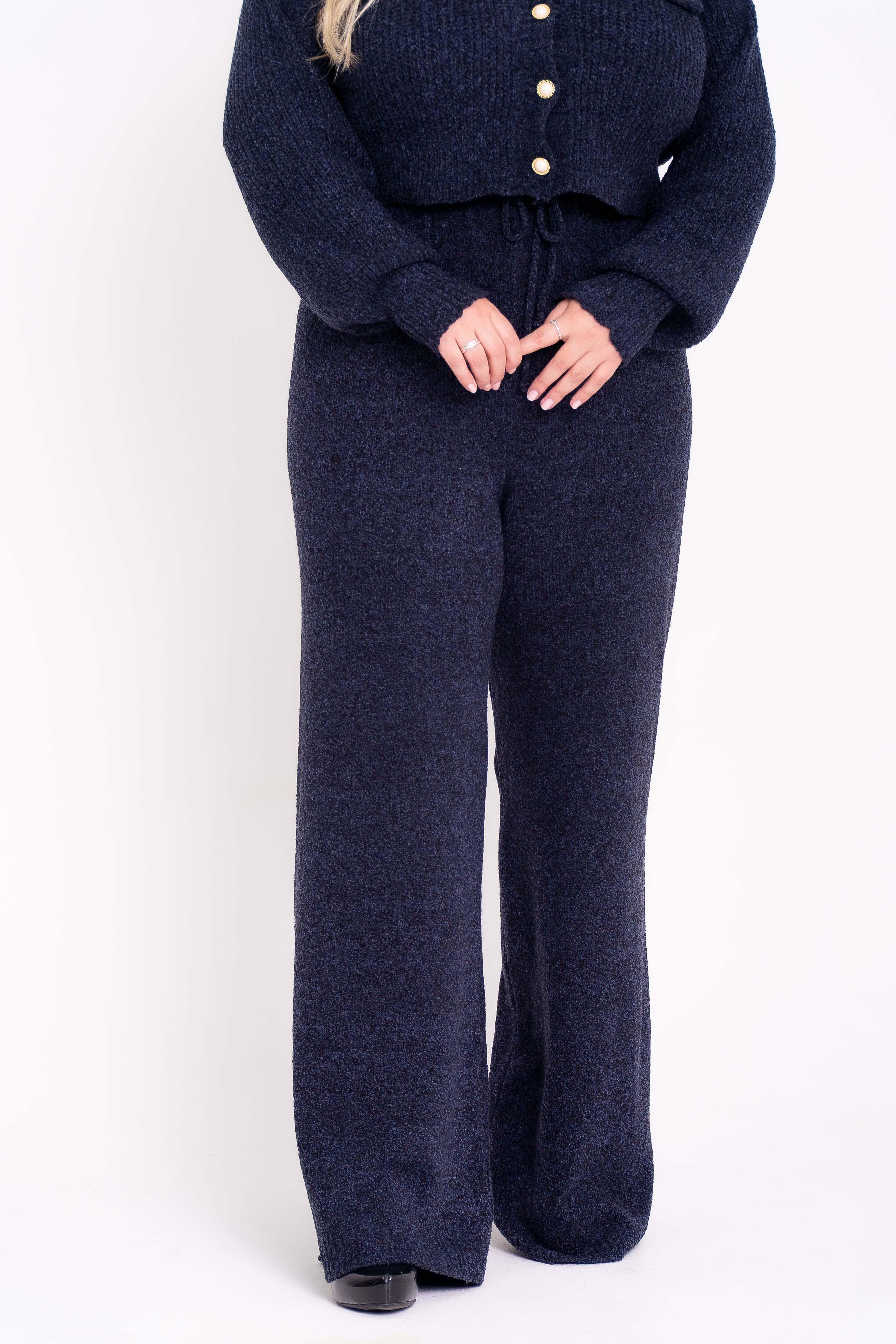 Calça Pantalona Lisa Mousse