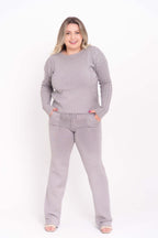 Conjunto Trançado em Tricot
