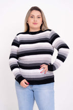 Blusa Listrada de Lã