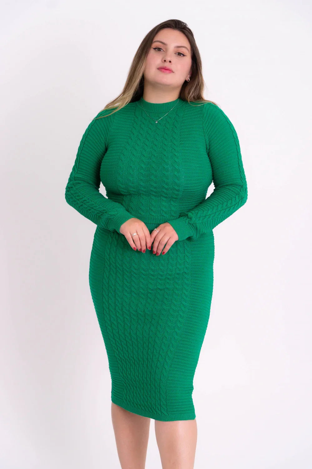 Conjunto Trançado Saia com Cropped